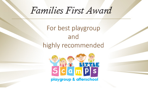 Family Awards for best playgroup and highly recommended 